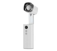 Mini ventilateur portable avec lumière, 5 vitesses et 3 vitesses LED, ventilateur turbo pliable rechargeable pour voyage, camping, concert (styleA)