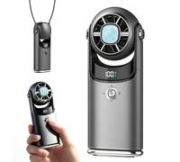 Mini ventilateur portable avec plaque de refroidissement, ventilateur de poche portable, ventilateur turbo 17500 tr/min, contrôle par joystick et refroidissement à glace, petit ventilateur personnel