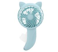 Mini Ventilateur Portable, Outil de Refroidissement Portatif, Ventilateurs de Poche Manuels Légers avec Oreilles de Chat Conçues Petit Ventilateur de Refroidissement Haute Puissance pour Enfants(#2)