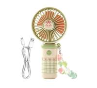 Mini ventilateur portable - Petit outil de refroidissement USB avec 3 | Ventilateur de refroidissement personnel pour extérieur, plage, voyage, camping, terrasse, jardin, bibliothèque, bureau, été