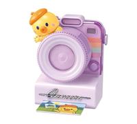 Mini ventilateur portable - Refroidisseur de caméra en forme de canard rechargeable, avec 3 réglages réglables à 3 vitesses, pour voyage, plage, camping, extérieur, été, refroidissement