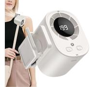 Mini ventilateur portable - Refroidisseur de voyage avec charge de type C, corps en ABS | Souffleur d'air personnel avec clip à 199 vitesses, table de bureau pour cou, taille, bureau, été