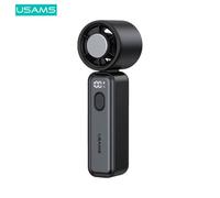Mini Ventilateur Portable Usams Affichage Numérique & Refroidissement Glacé 2000mAh Noir