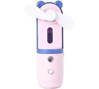 Mini Ventilateur Portable, Ventilateur de Brouillard d'eau de Conception 2 en 1 avec réservoir d'eau de Grande capacité, Ventilateur portatif Rechargeable par USB utile
