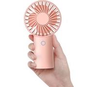 Mini Ventilateur Portatif avec batterie 4000mAh rose AQ0480 vendos85 Rose G