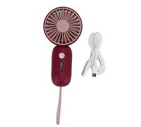 Mini ventilateur portatif USB chargeant un petit ventilateur portable à trois niveaux de vitesse du vent avec lanière en silicone pour les dortoirs extérieurs à la maison Matériau