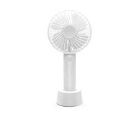 Mini Ventilateur Portatif, Ventilateur de Bureau Rechargeable par USB à 3 Vitesses, Ventilateur Portatif Personnel, Batterie 1200 MAh, Mini Ventilateur Portable à Forte Puissance