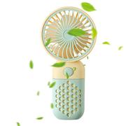 Mini ventilateur portatif, ventilateur portatif USB rechargeable mignon