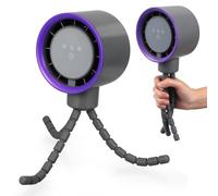 Mini Ventilateur pour Poussette Bébé à Pince, Tête Réglable 360° Abs
