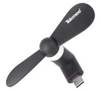 Mini-ventilateur pour smartphone avec port USB-C, connecteur de type C, ventilateur pour smartphone, couleurs assorties