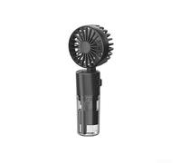 Mini ventilateur pulvérisateur rechargeable 4000 mAh pour nano pour brume, ventilateur de refroidissement portable avec réservoir d'eau, charge USB, ventilateur de cou portable, design pliable pour