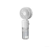 Mini ventilateur pulvérisateur rechargeable 4000 mAh pour nano pour brume, ventilateur de refroidissement portable avec réservoir d'eau, charge USB, ventilateur de cou portable, design pliable pour