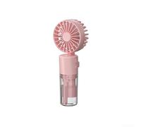 Mini ventilateur pulvérisateur rechargeable 4000 mAh pour nano pour brume, ventilateur de refroidissement portable avec réservoir d'eau, charge USB, ventilateur de cou portable, design pliable pour