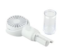 Mini ventilateur rechargeable par USB avec une fonction brume froide et quatre vitesses réglables pour un usage personnel (rose)