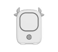 Mini ventilateur rechargeable par USB, ventilateur de cou portable sans pales et à vitesse réglable pour une utilisation toute l'année