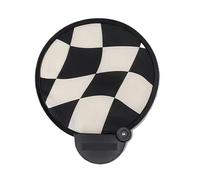 Mini Ventilateur Rond Pliable, Portable, intérieur et extérieur, Outil de Refroidissement des Fleurs, échiquier, 4 pièces pour L'Été(Mixed Color)