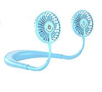 Mini Ventilateur Suspendu Portable avec Tour de Cou, Ventilateur de Chargement USB, Interrupteur Tactile, 3 Vitesses réglables, Mini Ventilateur Portable Suspendu, Refroidisseur d'air pour Les