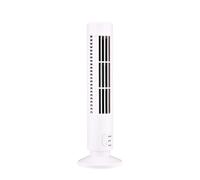 Mini ventilateur tour à LED vertical 2 vitesses sans feuille USB portable sans pales pour salon, chambre à coucher