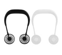 Mini Ventilateur Tour de Cou Portable avec 3 Vitesses Silencieux Léger Pour Intérieur et Extérieur Couleur Aléatoire