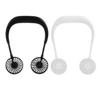 Mini Ventilateur Tour de Cou Portable avec 3 Vitesses Silencieux Léger Pour Intérieur et Extérieur Couleur Aléatoire