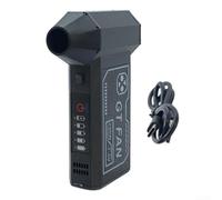 Mini ventilateur turbo minuscule mais puissant avec une forte puissance éolienne d'un moteur sans balais et batterie intégrée