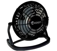 Heden Mini-ventilateur VENUSBCA00 – 9,6 cm – USB – Silencieux – Orientable – Noir G