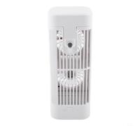Mini ventilateur USB pour climatiseur portable, compact pour refroidisseur d'air de bureau avec vitesses réglables, fonctionnement silencieux pour la maison et le bureau en été (3600 mAh)