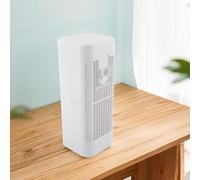 Mini ventilateur USB pour climatiseur portable, compact pour refroidisseur d'air de bureau avec vitesses réglables, fonctionnement silencieux pour la maison et le bureau en été (2400 mAh)