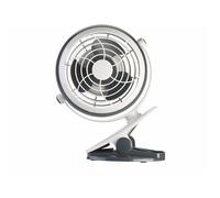 Mini ventilateur USB et piles Ø 12,7 cm avec pince de fixation Sichler Haushaltsgeräte