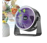 Mini ventilateurs de bureau, ventilateur de table - Ventilateur de nuit USB | Dispositif de refroidissement personnel calme avec veilleuses colorées, amplificateur de qualité