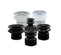 Mini ventouse à Air sous vide ZP3-04/06/08/10/13/16BMN/BMS, noir NBR, Double couche, ronde, forte, 1 pièce(ZP3-T16BMN-B5)