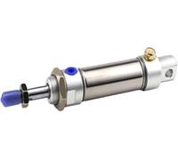 mini vérin pneumatique à simple effet, Cylindre pneumatique à simple action en acier inoxydable MAT16X (25-300)(MAT16X300)