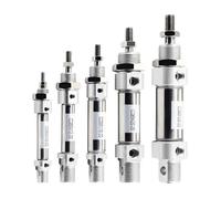 mini vérin pneumatique à simple effet, Cylindre pneumatique CD85N/C85N8, Double effet, tige simple, alésage 10-25mm, course 125-175mm(Stroke 125mm,CD85N10)