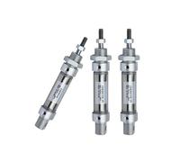 Mini vérin pneumatique CD85N en acier inoxydable à double effet CD85N10/16/20/25-15X30X40X60X75X80X100-C(Blue,Bore 12mm)