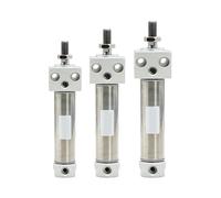 Mini vérin pneumatique en acier inoxydable, Cylindre pneumatique Mar/Marf/Maru, alésage 20/25/32mm, course 25-300mm, 1 pièce(Mar32x300s)