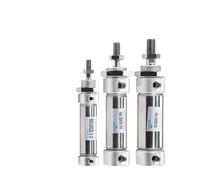 Mini vérin pneumatique en acier inoxydable MA16/20/25-25X50*75X100*125X150X200S-U queue plate-avec aimant(MA16*150-S-U)