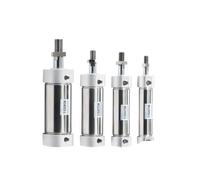 Mini-vérin pneumatique en acier inoxydable MG20/25/32/40-25SX50*75X100X125X150*200S-avec aimant(MG20*50-S)