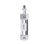 Mini-vérin pneumatique en acier inoxydable MG20/25/32/40-25X50X75X100X150X200S avec aimant(MG32-40-S)