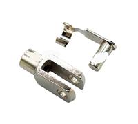 Mini vérin pneumatique pièces M4 M5 M6*1 M8*1.25 M10*1.25 M12*1.25 joint de tige de boucle joint en Y avec clip(M12)