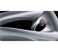 Mini véritable union jack conception Bouchons de Valve de roue set de 4 36120422550
