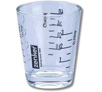 Mini verre mesureur en verre 40 ml Zenker Noir,Transparent