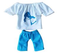 Mini vêtements à Doigts pour, Ensemble de t-Shirts et Pantalons du Bout des Doigts, Skateboard, Accessoires de Jeu interactif, Jeu de Mouvement, Cadeaux de fête - Cadeaux Amusants pour Les