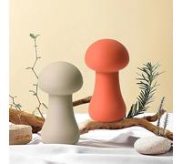 Mini vibrateur en forme de champignon, couleur Orange, Massage électronique, Stimulation des tétons en Clitoris, pour femmes, jouets sexuels portables pour adultes