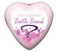 Mini vibromasseur caché dans bombe de bain (champagne-fraise)