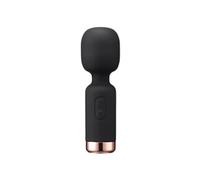 Mini vibromasseur G - spot stick masseur stimulation de la poitrine Dildo sex toy imperméable jouet pour femme adulte (noir)