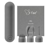 Mini vibromasseur pour femmes - Stimulateur clitoridien et point G avec 10 modes de vibration et 3 embouts Sex toys, stimulateurs Sex Toy Kits vibromasseurs - Série Joy, Moon Mist