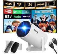 Mini Videoprojecteur 1080P 4K, Blanco