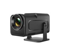 Mini vidéoprojecteur 4K, 20 000 lumens, Full HD 1080p, home cinéma, avec Android 11.0 OS, petit projecteur portable LED avec correction trapézoïdale automatique, WiFi6, Bluetooth, zoom (noir)
