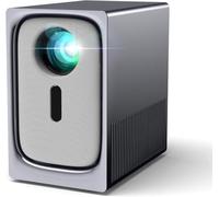 Mini Videoprojecteur 4k Supporté, Mini Projecteur Video Portable Retroprojecteur Portable Home Cinéma, Full HD 1080P, Correction Verticale Auto, Focus Électrique, 15000 Lumen