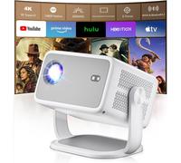 Mini Vidéoprojecteur Fhd 1080P,Projecteur 4K Home Cinéma,Wifi6 Et Bluetooth 5.2,Projecteur Home Cinéma Pour Téléphone/Tv Stick/Ordinateur Portable
